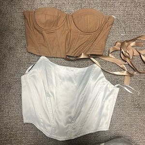 Shein+PLT strapless tops